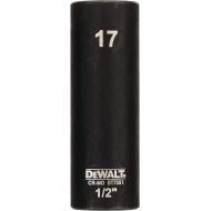 DeWalt DT7551-QZ Impact Socket (Deep), 17 mm 1/2