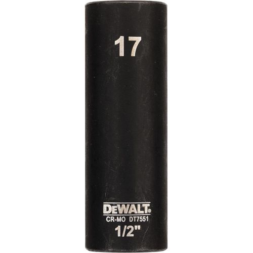  DeWalt DT7551-QZ Impact Socket (Deep), 17 mm 1/2