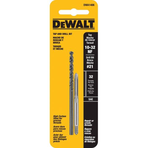  DEWALT Black & Decker DWA1406 10-32 Nf Tap Set With Drill Bit