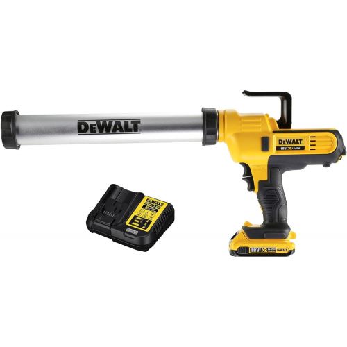  Dewalt DCE580N-XJ Caulk Gun Bare, 1 W, 18 V, Yellow/Black, 300-600 ml