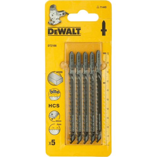  Dewalt DT2166-QZ Jigsaw Blade HCS wood, up to 2.36 (5 piece)