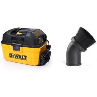 DeWALT Portable 4 Gallon Wet/Dry Vaccum, Yellow & Craftsman CMXZVBE38725 1-7/8 in. Dusting Brush Wet/Dry Vac Attachment