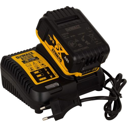  Pack 2 batteries Dewalt 18V XR 5AH LI-ION et chargeur Dewalt 18V DCB115P2-QW