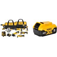 DEWALT DCK940D2 20V MAX Lithium Ion 9-Tool Combo Kit with DCB205 20V MAX XR 5.0Ah Lithium Ion Battery-Pack