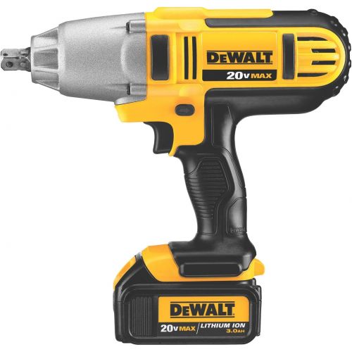  DEWALT DCF889L2 20V Max Lithium Ion 1/2-Inch High Torque Impact Wrench with Detent Pin, 3.0-Ah