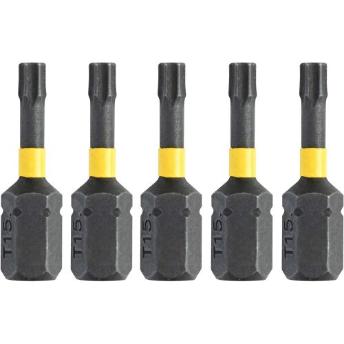  Dewalt DT7380T-QZ Torsion Bit shockproof T15 25mm (5 Piece)