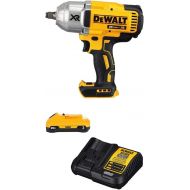 DEWALT DCF899HB 20v MAX XR Brushless High Torque 1/2 Impact Wrench with Hog Ring Anvil (Tool Only) with DCB230C 20V Battery Pack