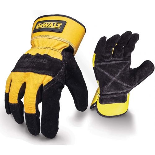  Dewalt DPG41 Premium Split Cowhide Lather Palm Glove Black/Gray