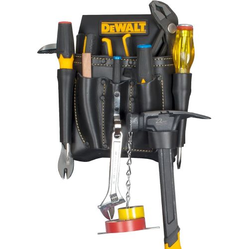  DEWALT DG5421 8 Pocket Electricians Tool Pouch, Black/Yellow