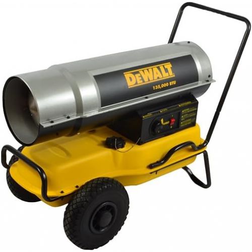  DeWalt F340680 DXH135KT Kerosene Heater, 135K BTU,Yellow