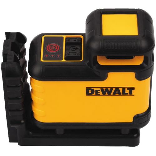  DEWALT Laser Level, Cross Line, 360 Degree, Red Beam, 65-Foot (DW03601)