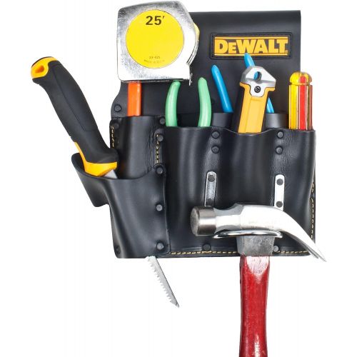  DEWALT DG5485 6 Pocket Drywallers Tool Pouch, Black/Yellow