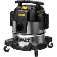 DEWALT 5 Gallon Stainless Steel Wet/Dry Vac, 4 Peak HP Horsepower Shop Vacuum Cleaner, DXV05S