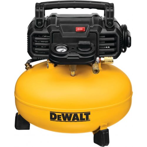  DEWALT DWFP1KIT 18 Gauge Brad Nailer and 6 Gallon Oil-Free Pancake Air Compressor Combo Kit