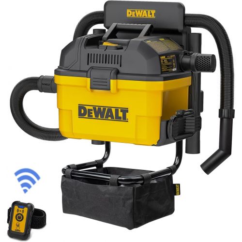  DEWALT Portable 6 Gallon 5 Horsepower Wall-Mounted Garage Wet Dry Vacuum Cleaner DXV06G