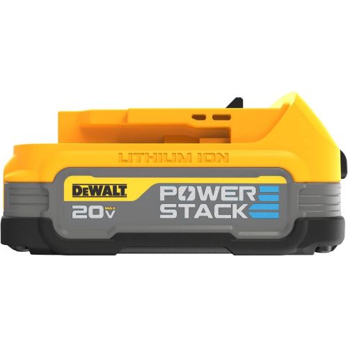  DEWALT 20V MAX* POWERSTACK Compact Battery, 2 Pack (DCBP034-2)