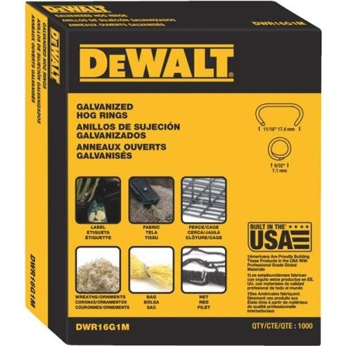  DEWALT Hog Ring Fasteners Galv