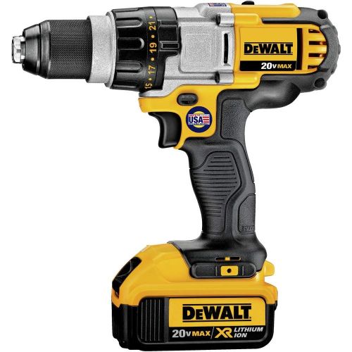  DEWALT 20V MAX Drill/Driver, 3-Speed, Premium 4.0Ah Kit (DCD980M2)