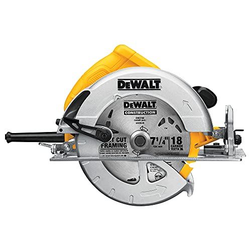  DEWALT 7-1/4-Inch Circular Saw, Lightweight, Corded (DWE575)