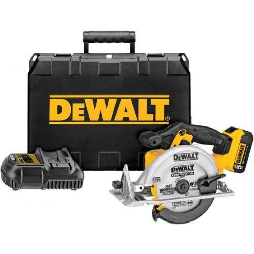  DEWALT 20V MAX 6-1/2-Inch Circular Saw Kit, 5.0-Ah (DCS391P1)