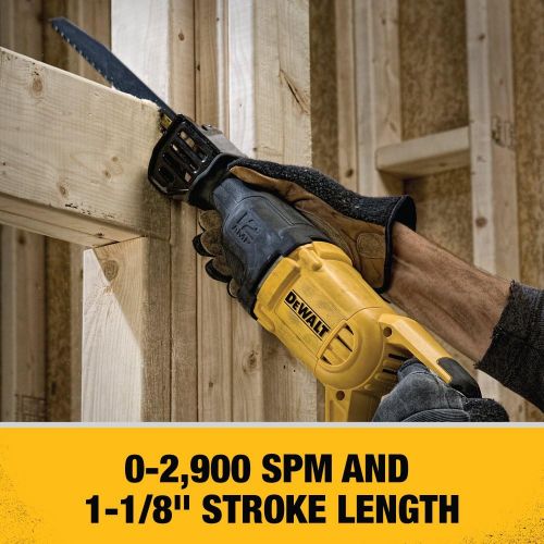  DEWALT Reciprocating Saw, Corded, 12-Amp (DWE305)