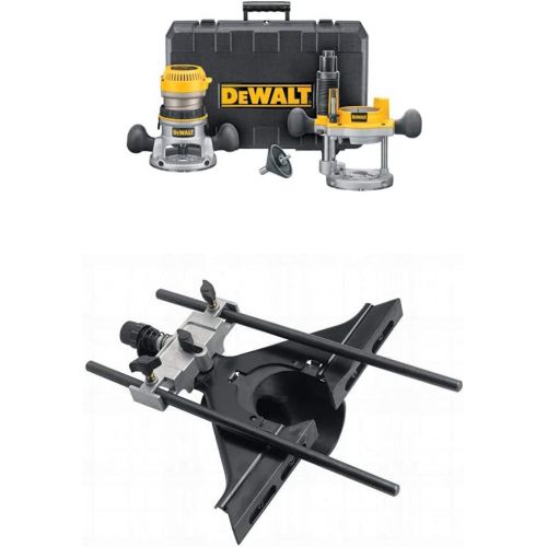  DEWALT Router, Fixed/Plunge Base Combo Kit, 11-Amp, 1-3/4 HP, (DW616PK)