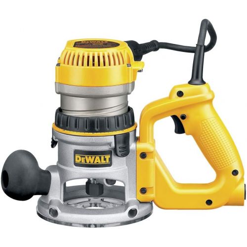  DEWALT Router, Fixed Base, Variable Speed, 2-1/4 HP (DW618) , Yellow