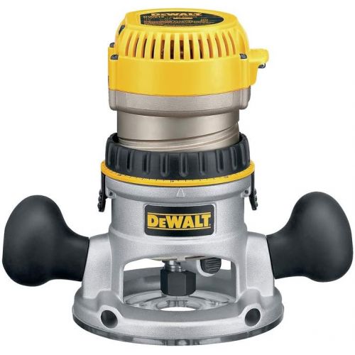  DEWALT Router, Fixed Base, Variable Speed, 2-1/4 HP (DW618) , Yellow