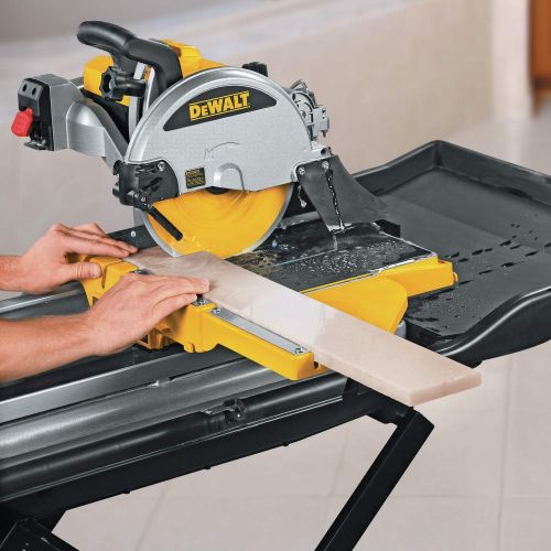  DEWALT Wet Tile Saw with Stand, 10-Inch (D24000S)