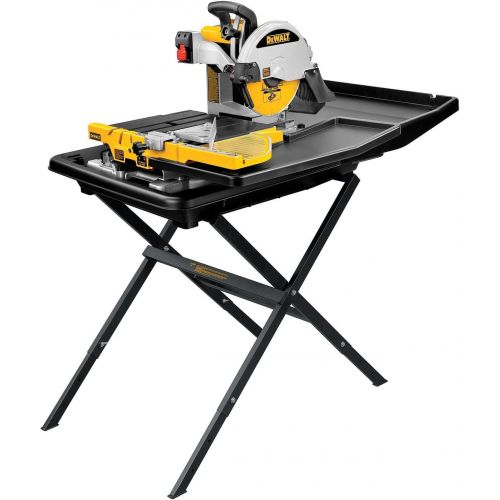  DEWALT Wet Tile Saw with Stand, 10-Inch (D24000S)