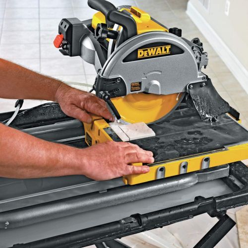  DEWALT Wet Tile Saw with Stand, 10-Inch (D24000S)