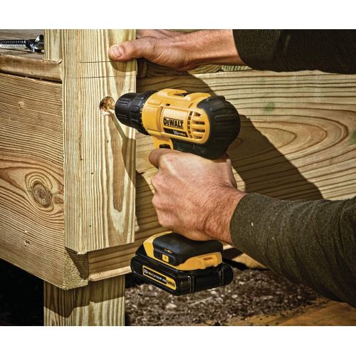  DEWALT 20V MAX Cordless Drill Combo Kit, 3-Tool (DCK340C2)