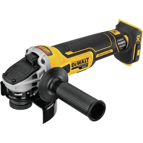  DEWALT 20V MAX XR Angle Grinder with Kickback Brake, Slide Switch, 4-1/2-Inch, Tool Only (DCG405B)