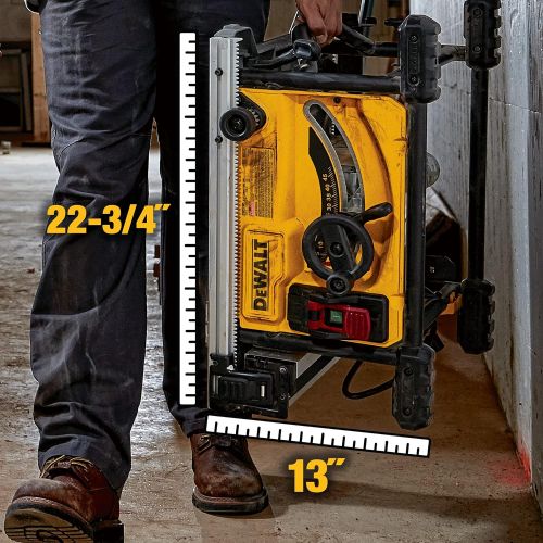  DEWALT Table Saw for Jobsite, Compact, 8-1/4-Inch (DWE7485)