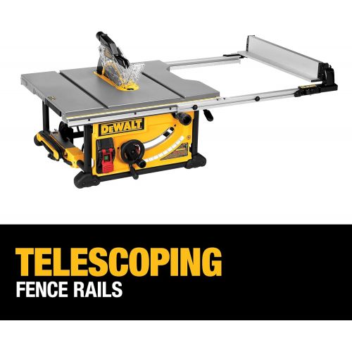  DEWALT 10-Inch Table Saw, 32-1/2-Inch Rip Capacity (DWE7491RS)