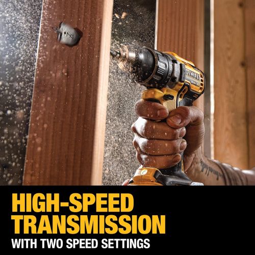  DEWALT 20V MAX XR Brushless Combo Kit, Compact 4-Tool (DCK483D2)