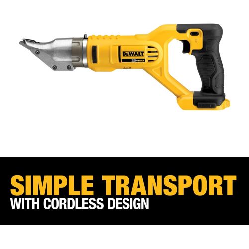  [무료배송]디월트 회전식 헤드 베어툴 DEWALT 20V MAX Metal Shear, Swivel Head, 18GA, Tool Only (DCS491B)