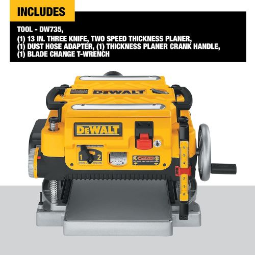  [무료배송]디월트 13인치 자동대패 전기대패 DEWALT DW735 Thickness Planer, Two Speed, 13-Inch (DW735)