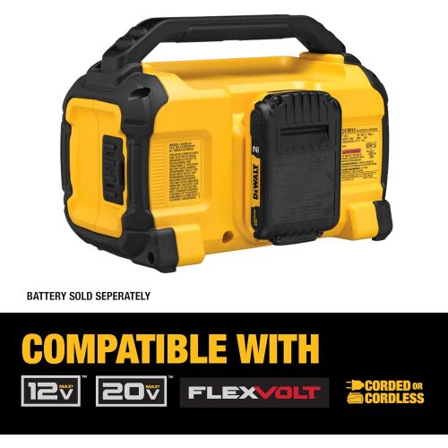  [아마존베스트]DEWALT 20V MAX Bluetooth Speaker for Jobsite, Tool Only (DCR010)