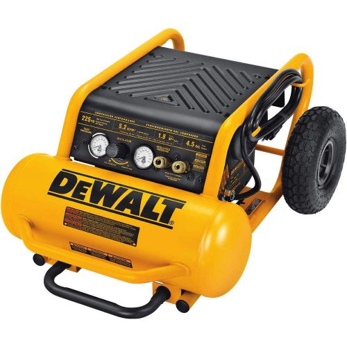  [아마존베스트]Dewalt D55146 1.6 Hp Continuous 200 Psi, 4.5 Gallon Compressor, 17 x 33.75 x 24.5