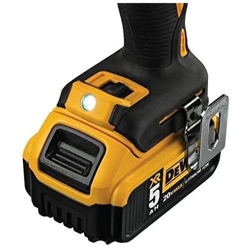  [아마존베스트]디월트 햄머 드릴 키트 DEWALT 20V MAX XR Hammer Drill Kit, Brushless, 3-Speed (DCD996P2)