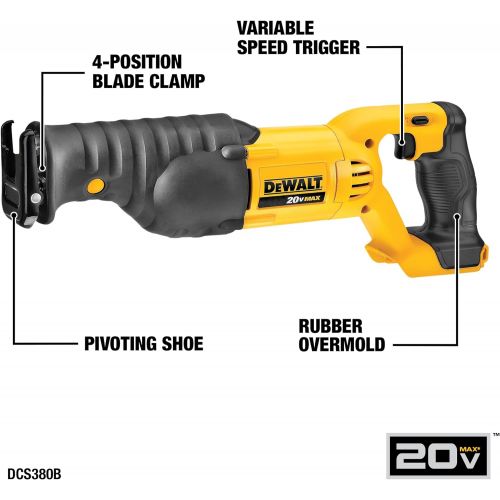  [아마존베스트]DEWALT 20V MAX Cordless Drill Combo Kit , 7-Tool (DCK771D1M1)