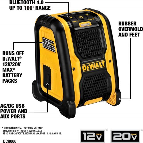  [아마존베스트]DEWALT 20V MAX Cordless Drill Combo Kit , 7-Tool (DCK771D1M1)