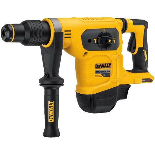  [아마존베스트]DEWALT FLEXVOLT 60V MAX Rotary Hammer/Drill Combination, SDS MAX, 1-9/16-Inch, Tool Only (DCH481B)