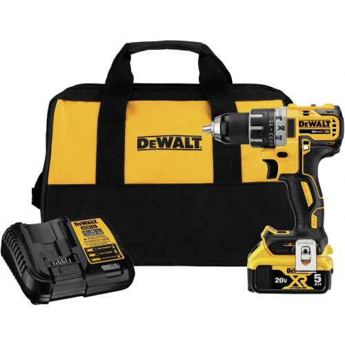  [아마존베스트]DEWALT DCD791P1 20V MAX XR Brushless 1/2 in. Cordless Drill/Driver Kit