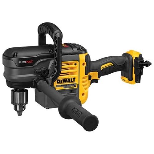  [아마존베스트]DEWALT FLEXVOLT 60V MAX Right Angle Drill, Stud/Joist, 1/2-Inch, Tool Only (DCD460B)