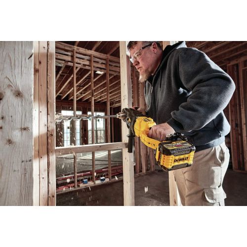  [아마존베스트]DEWALT 60V MAX Right Angle Drill with E-Clutch System Kit, In-Line Stud/Joist (DCD470X1)