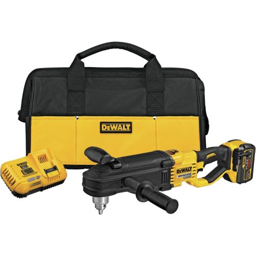  [아마존베스트]DEWALT 60V MAX Right Angle Drill with E-Clutch System Kit, In-Line Stud/Joist (DCD470X1)