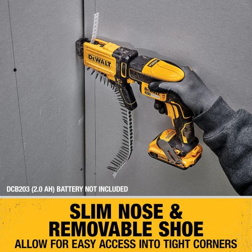  [아마존베스트]DEWALT Screw Gun Kit with Collated Drywall Attachment (DCF620CM2)