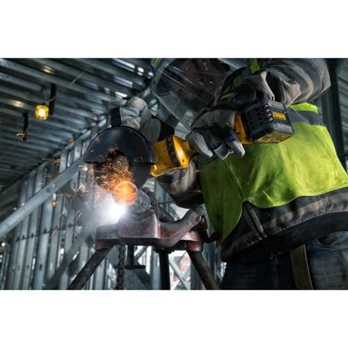  [아마존베스트]DEWALT FLEXVOLT 60V MAX Angle Grinder with Kickback Brake, Tool Only (DCG414B)